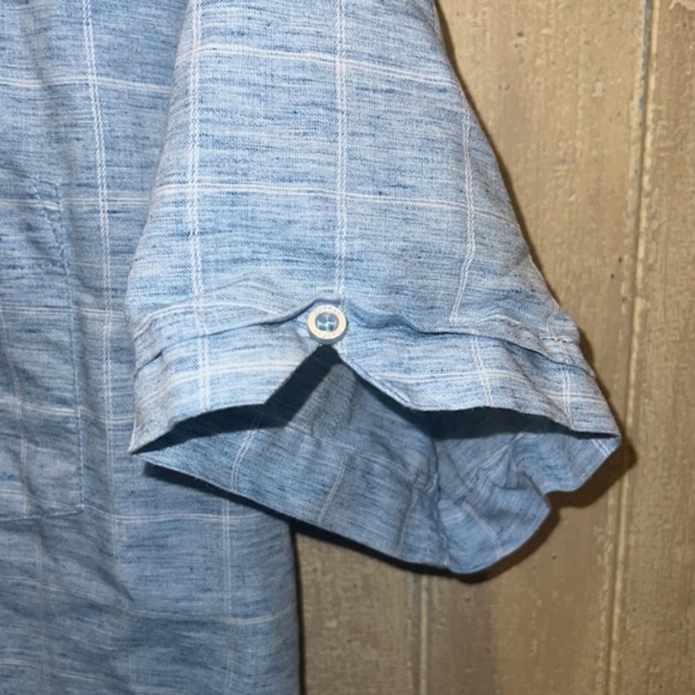 Haggar | Men's Button Up | Size Med | Light Blue | Thin‎ - Picture 2 of 7